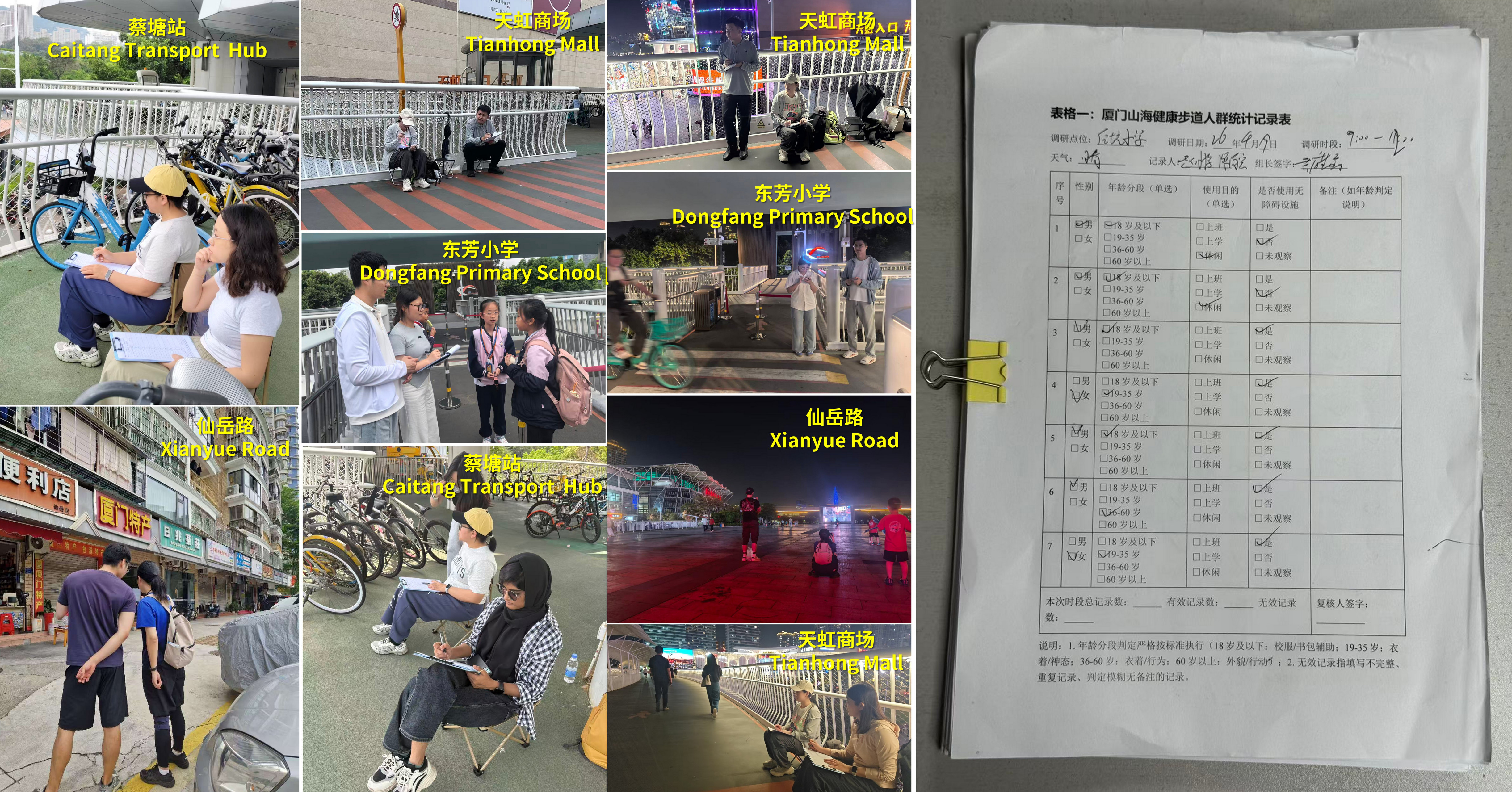 Weekday on-site research at four key locations (Thursday, 16 Apr 2026)