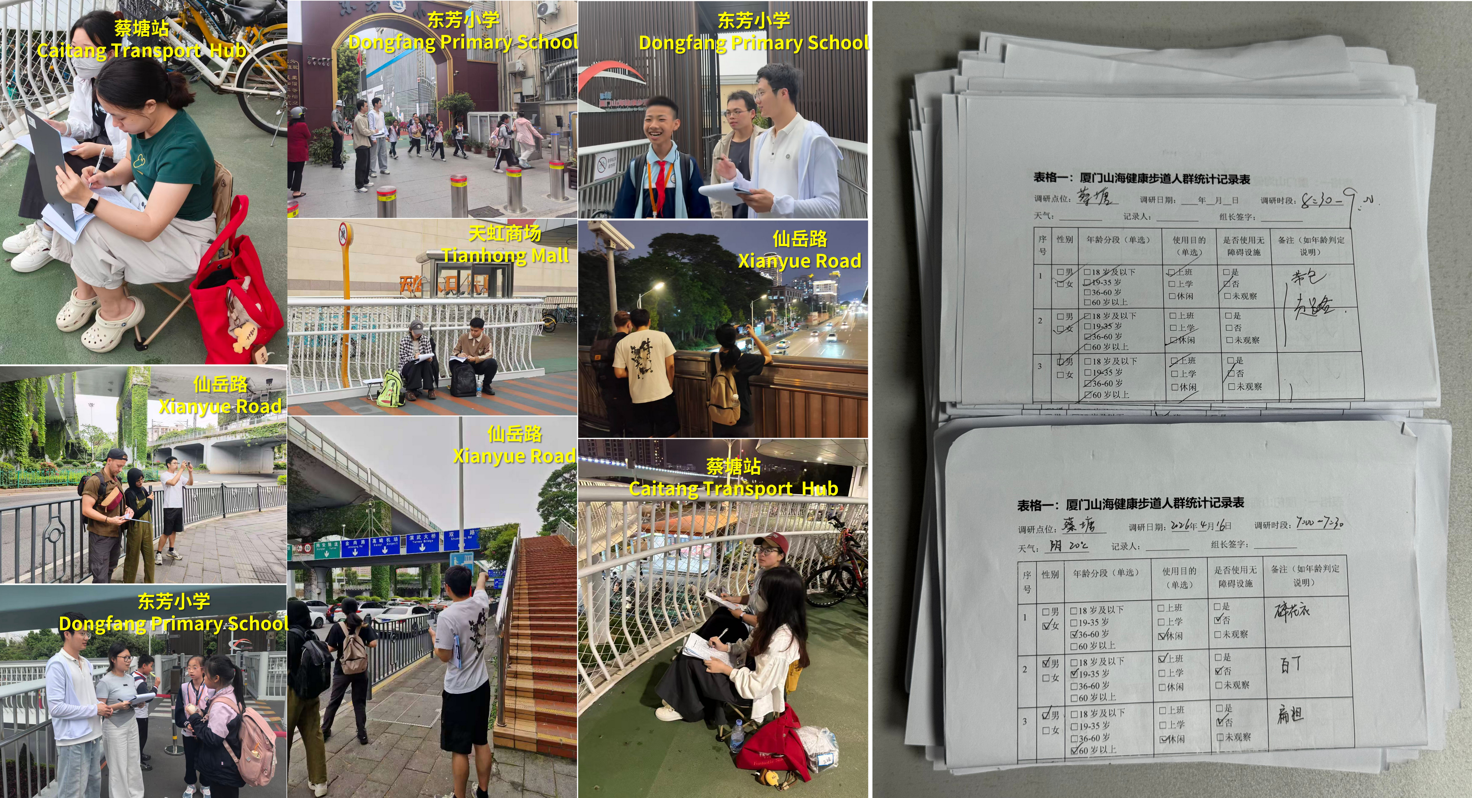 Weekend on-site research at four key locations (Sunday, 19 Apr 2026)